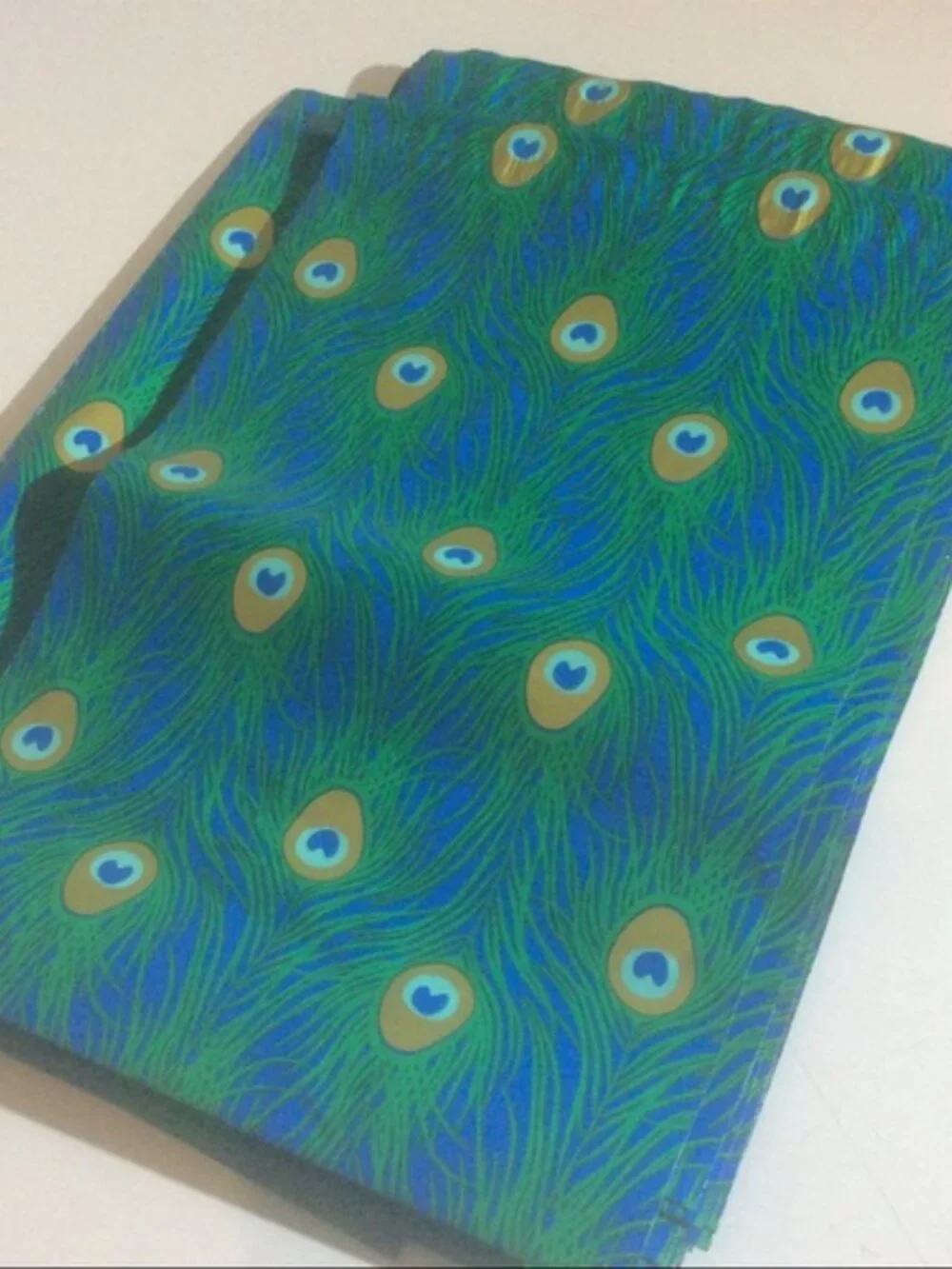 30+ Peacock Print Green Feather Designer Poly Mailers Polymailers Plastic Bags